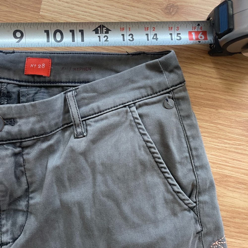 Pilcro Gray Pants With Patchwork - image 6